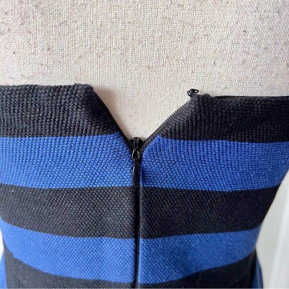 TRINA TURK Strapless Formal Striped Pleated Cissily Dress—SZ. 6 - Picture 11 of 17